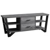 Monarch Specialties Tv Stand, 60 Inch, Console, Storage Cabinet, Living Room, Bedroom, Laminate, Grey I 2762